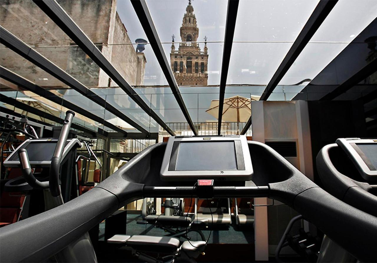 อีเอ็มอี คาเตดราล เมร์เซร์ Hotel เซบีญา ภายนอก รูปภาพ The gym at the hotel